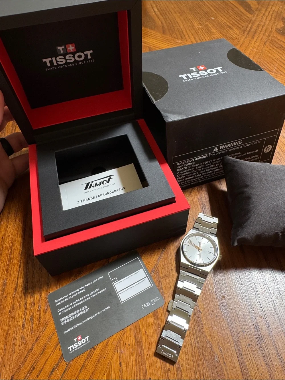 Tissot Unisex PRX Silver-Tone Stainless Steel Bracelet Watch 35mm